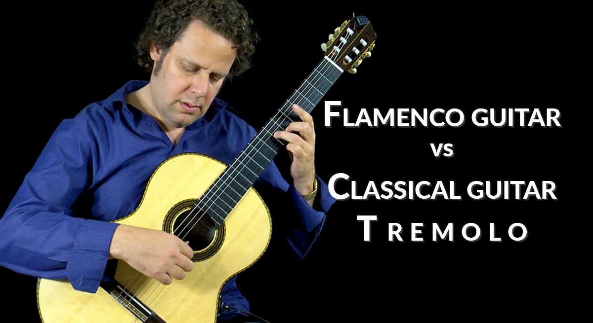 Adam del Monte performing clasical guitar tremolo technique. Classical Guitar Tremolo vs Flamenco Guitar Tremolo