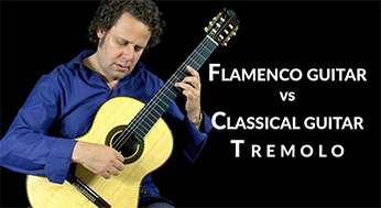 Classical Guitar Tremolo vs Flamenco Guitar Tremolo